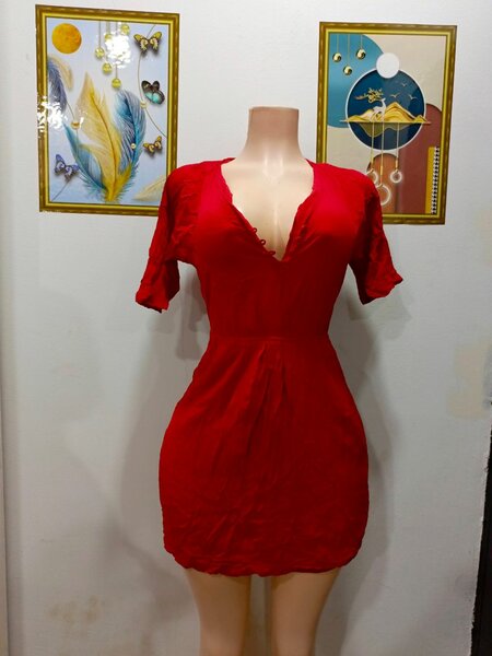 Robe Rouge Élégante