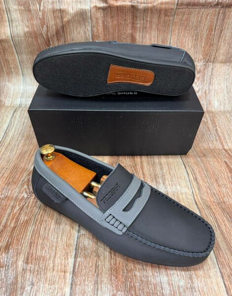 Mocassins en cuir décontractés homme