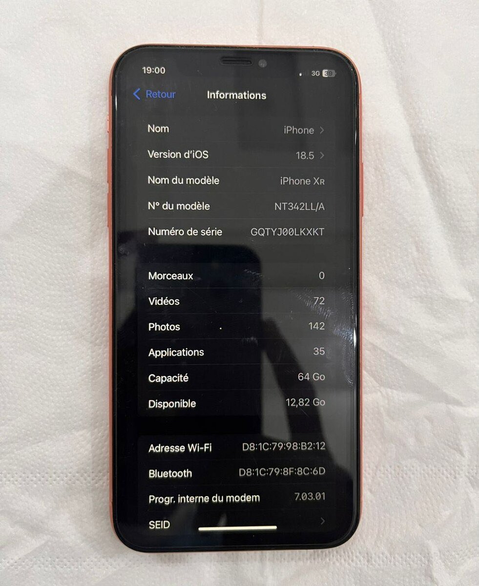 iPhone XR 64 Go Rouge