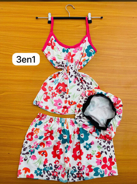 Ensemble nuit 3 en 1 coloré