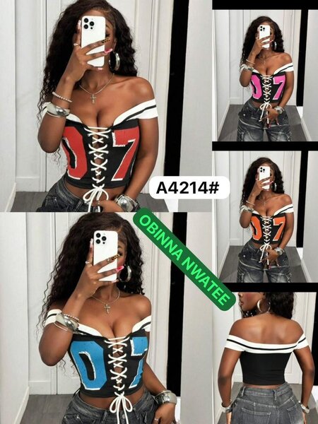 Top décontracté lacé