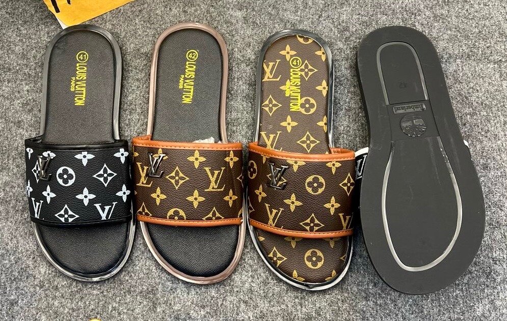 Gucci & Louis Vuitton Slides