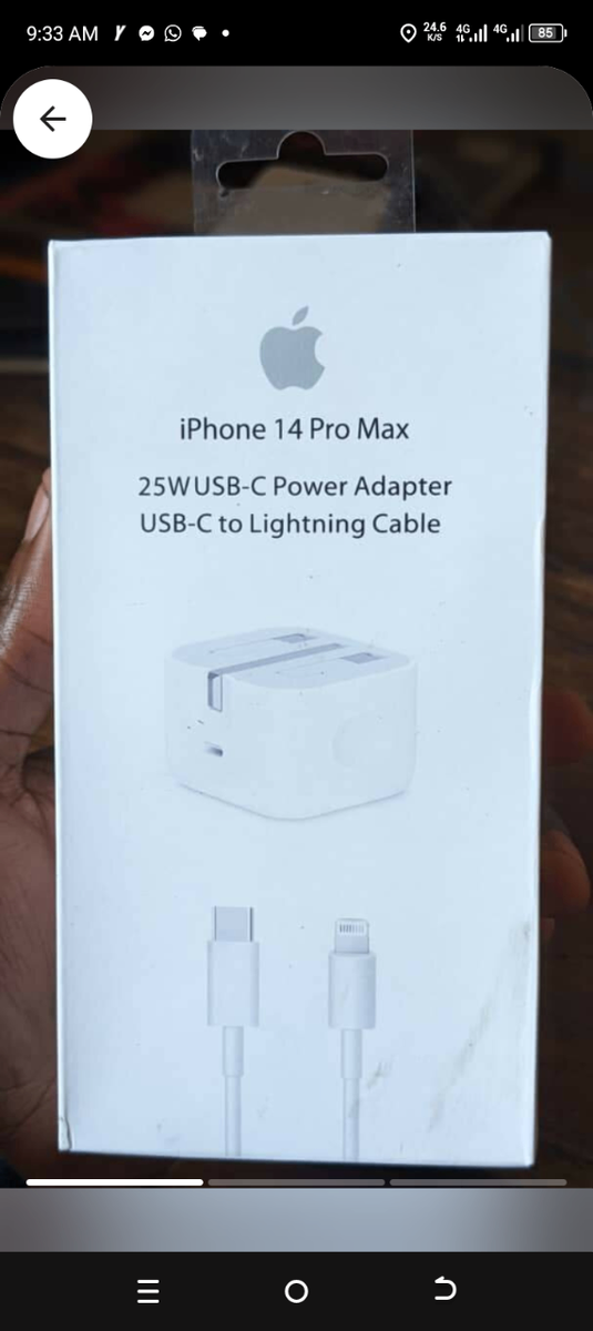 Iphone original fast chargers