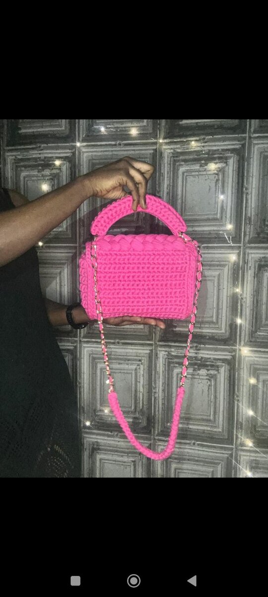 Sac à main crochet coloré