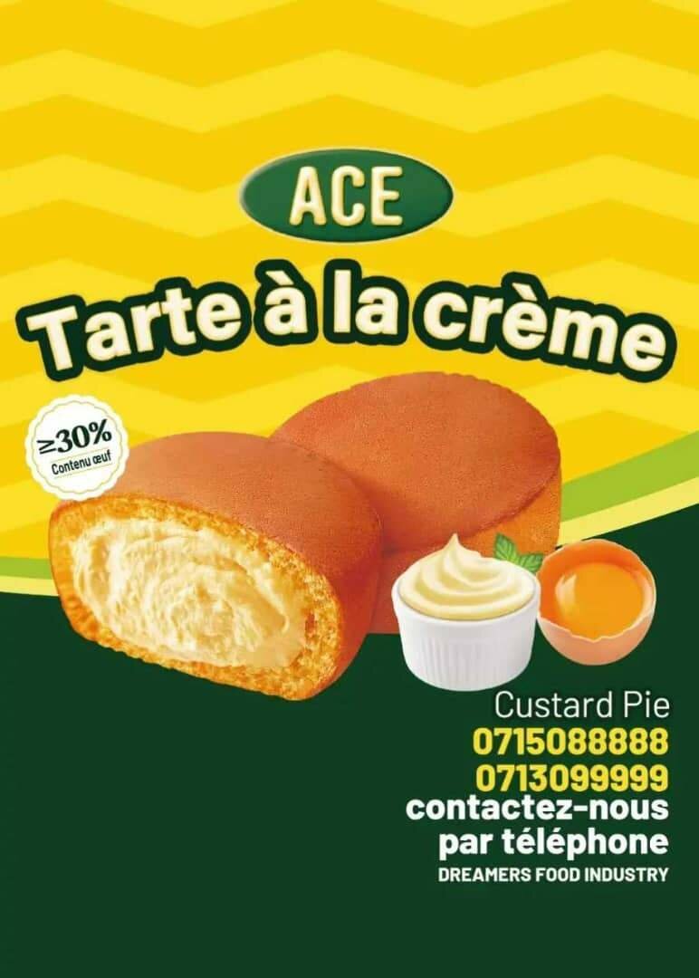 1 carton de gâteau à la Crème