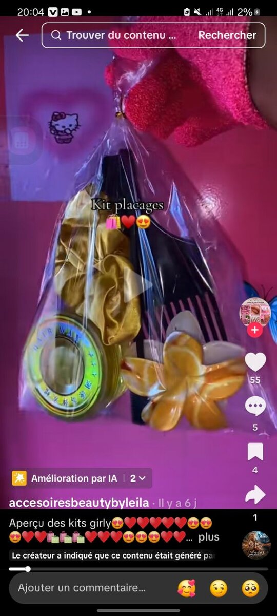 Kit Accessoires Cheveux Girly