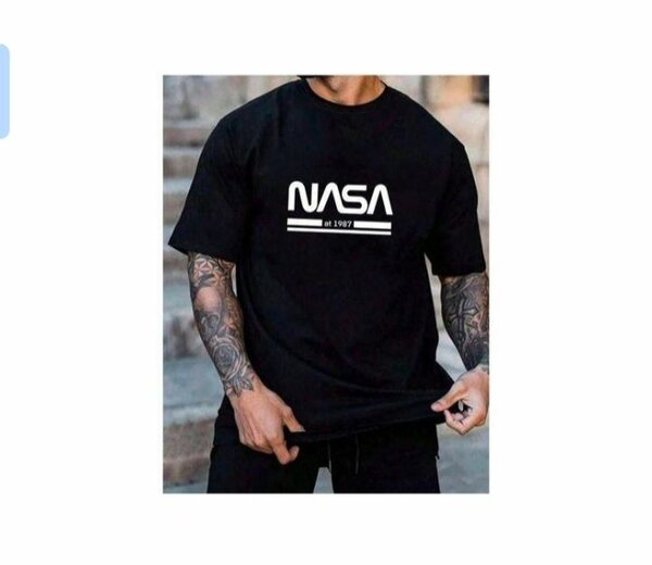T-shirt homme NASA noir