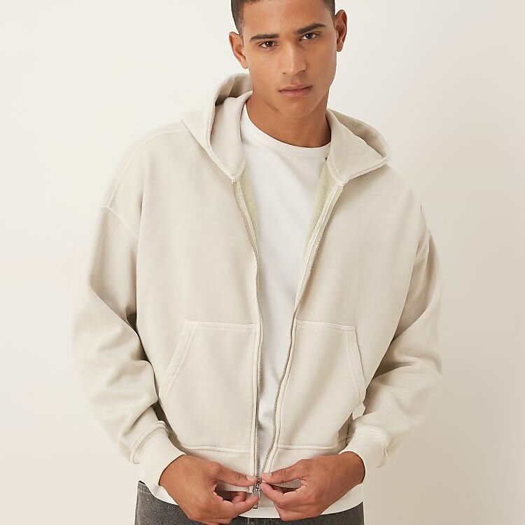 Veste à capuche en coton