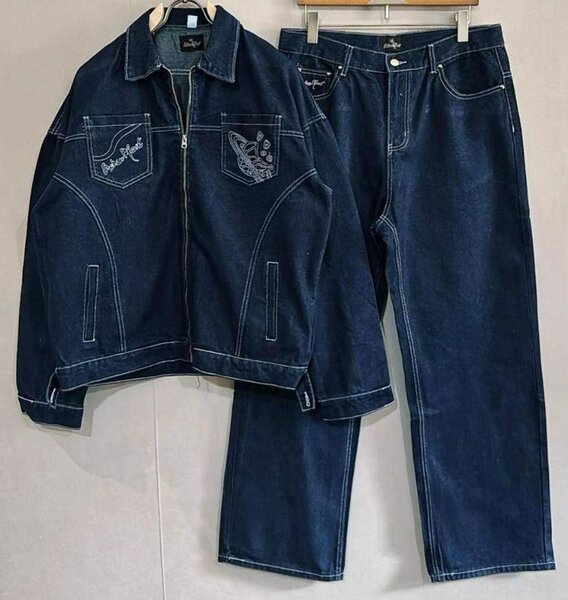 Veste et Jean en Denim Homme