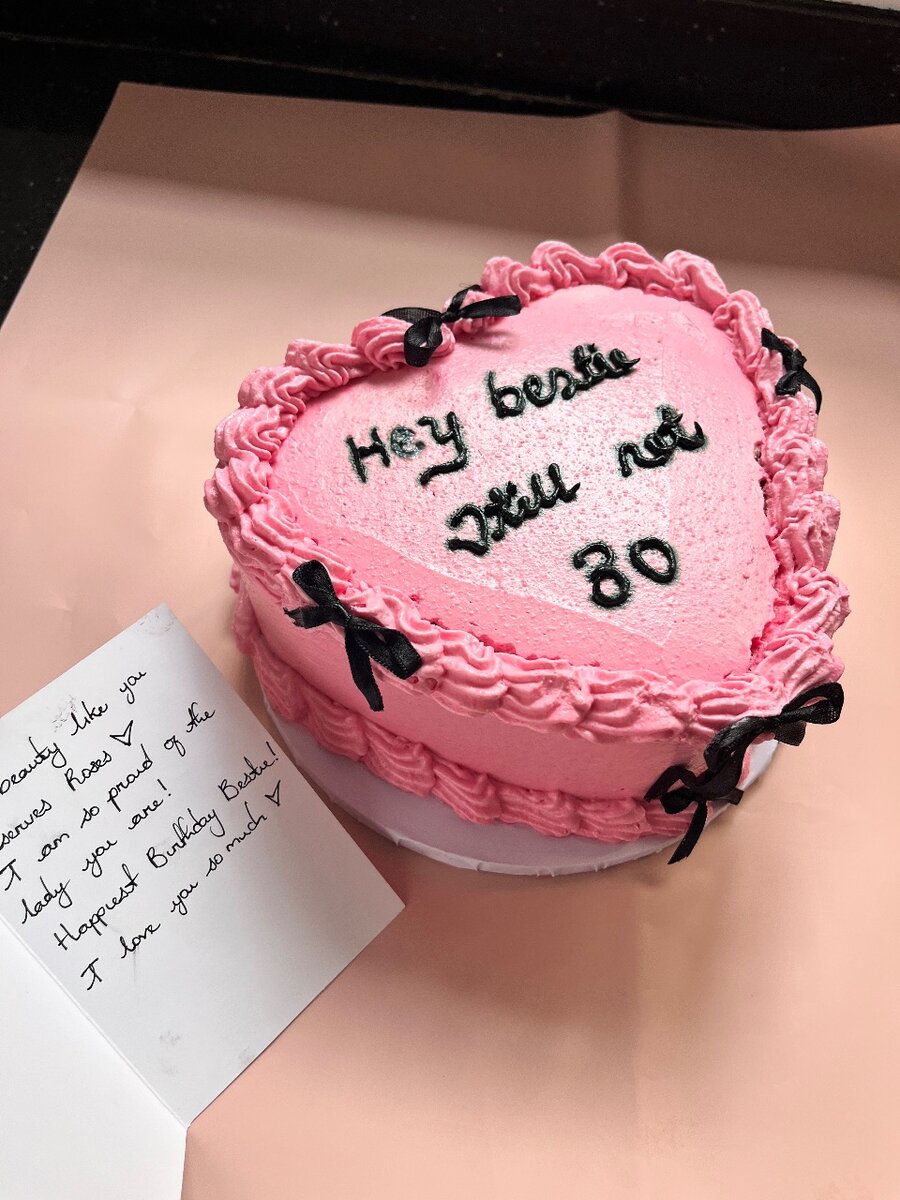 Bento cakes and roses