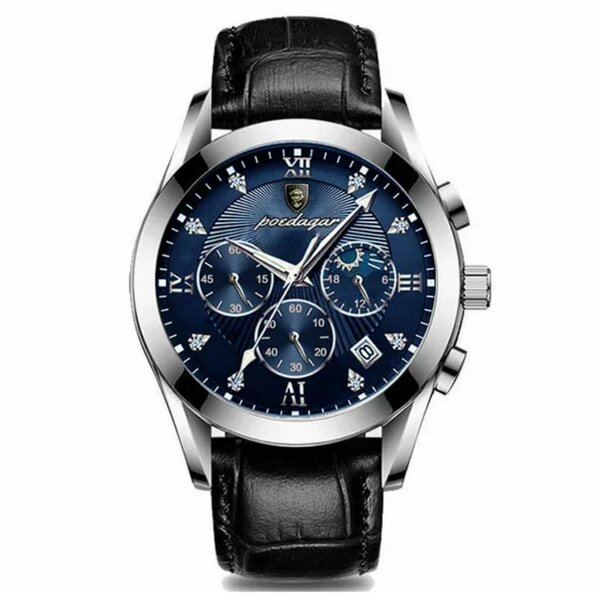 Montre Chronographe Bleu Homme