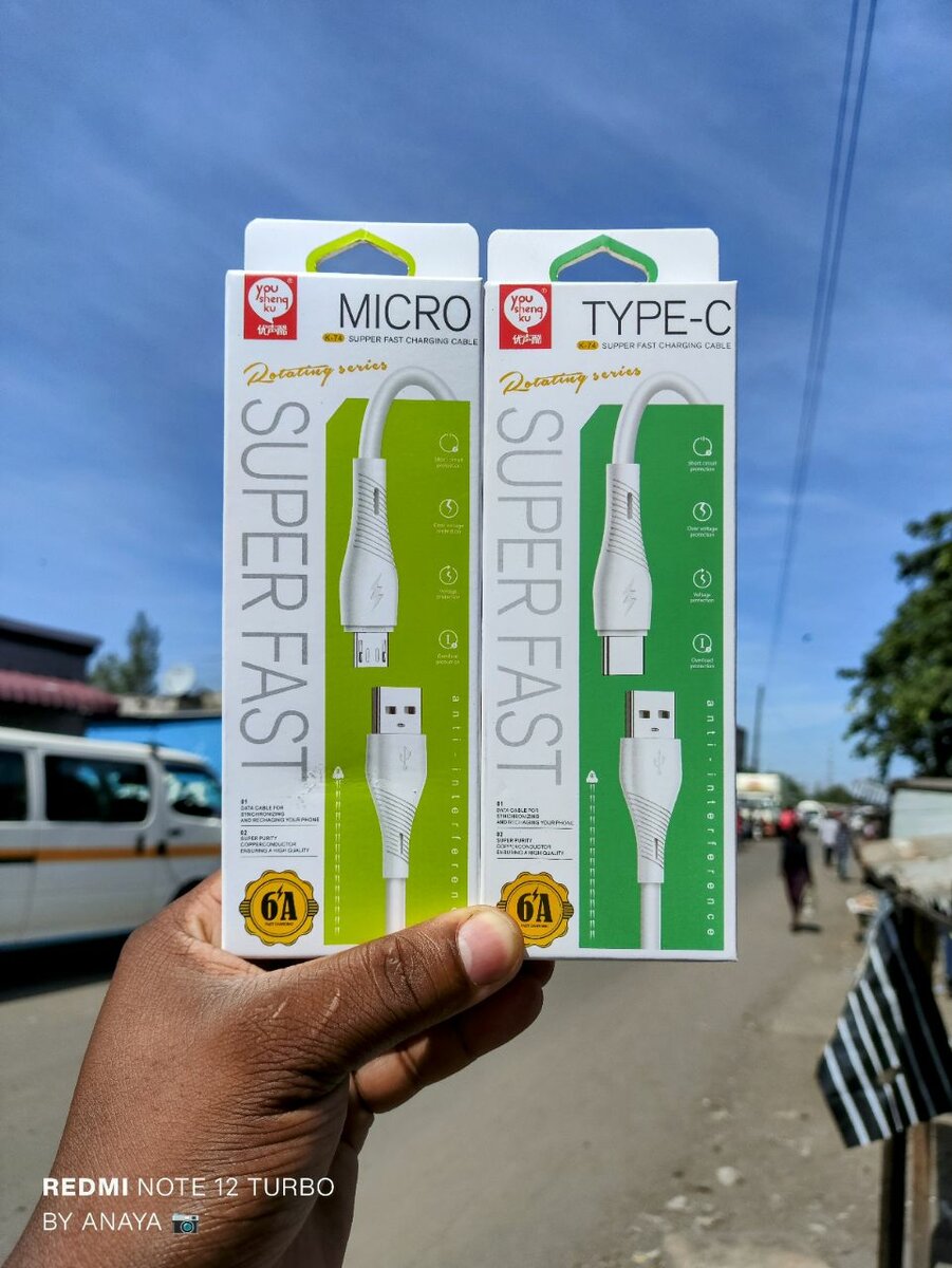 6A Super Fast Data Cables Type C & Micro Normal