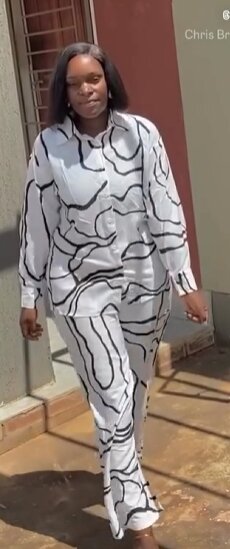 Black and white suit M,L,XL,2XL,3XL Model wearing XL