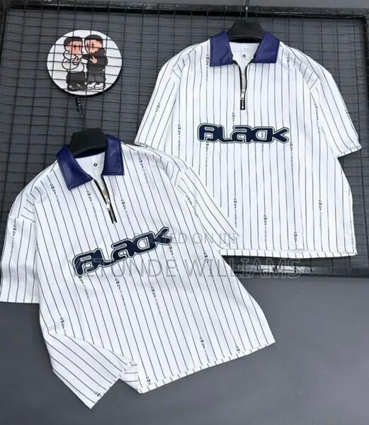 Polo rayé tendance homme