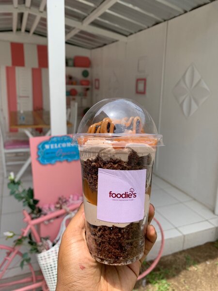 Cake parfait Choco caramel