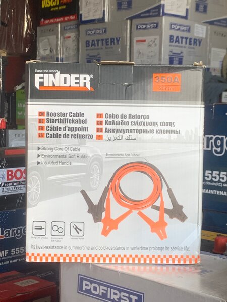 Booster cable or jumping cable