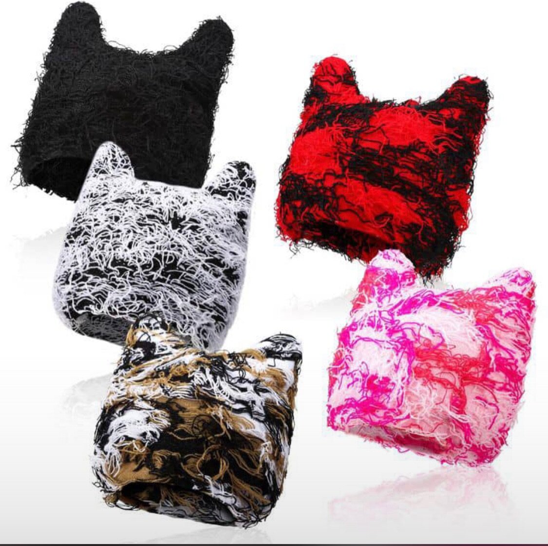 Chapeaux Tricotés Colorés