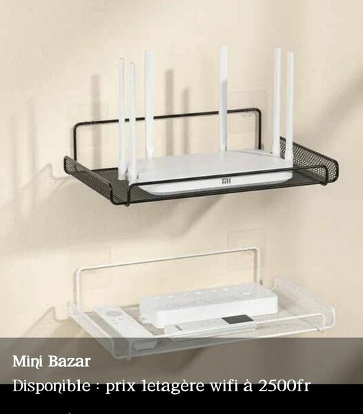 Étagère murale pour routeur WiFi
