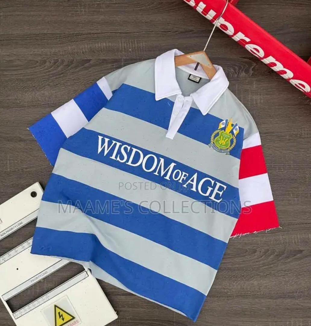 T-shirt polo rayé coloré