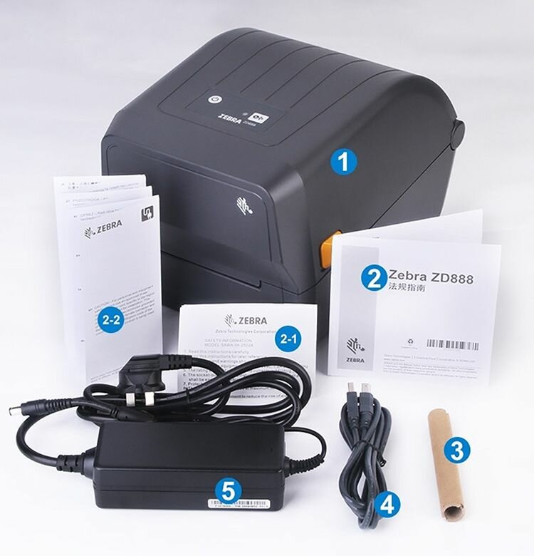 Imprimante d'étiquettes Zebra ZD888