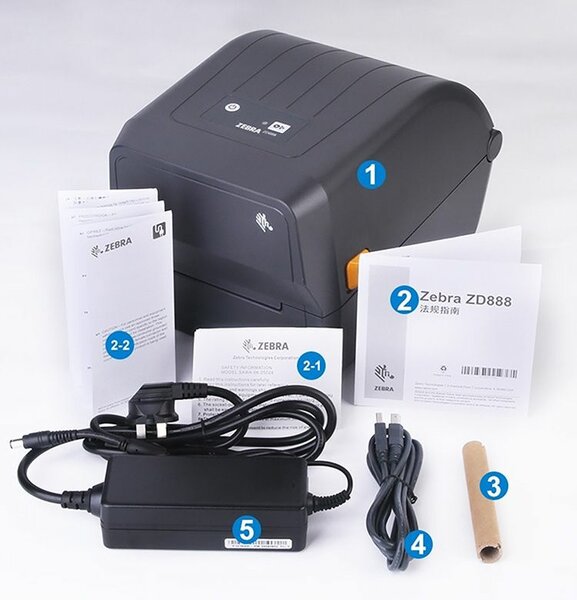 Imprimante d'étiquettes Zebra ZD888