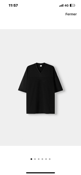 T-shirt noir décontracté homme