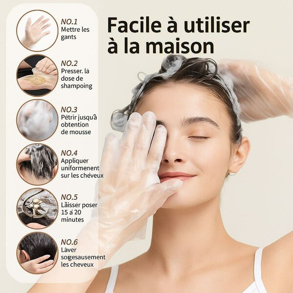 Shampooing Colorant 3-en-1