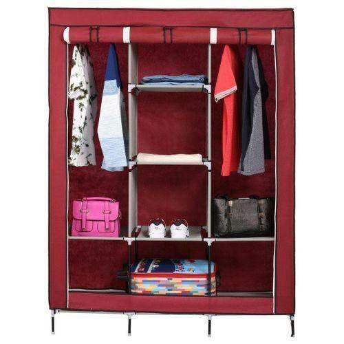 Armoire Pliable avec Étagères