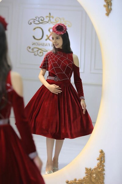 Girls Luxury Spider Gown.