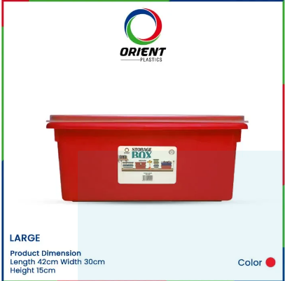 Large Storage Box with Secure Lockable Lid Durable and Stackable for Home Office or Kitchen Organization BPA-Free Transparent Design for Easy Content Visibility