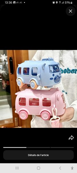 Sac à main en forme de bus