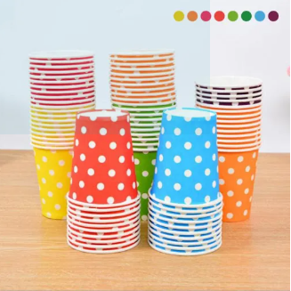 Disposable paper glass/Cup , (180 ml/6oz) pack of 25 glass