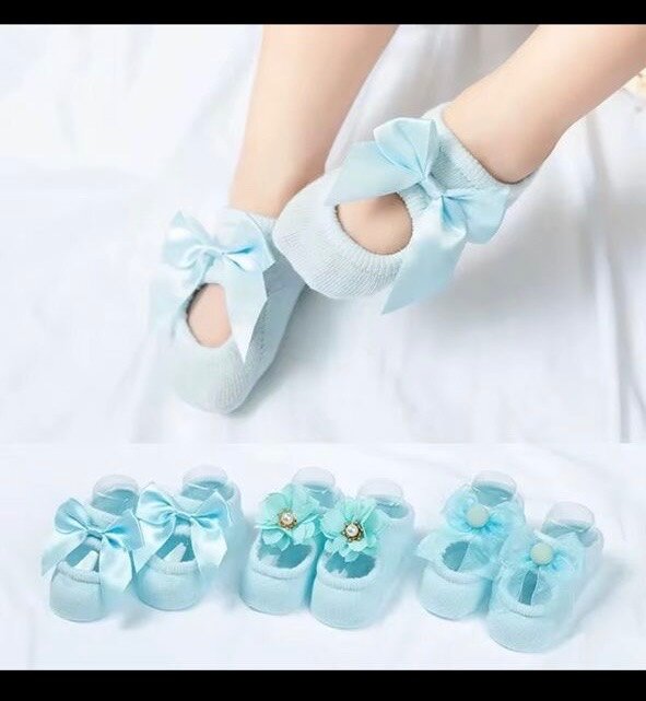 Chaussons Bébé Mignons Fleurs