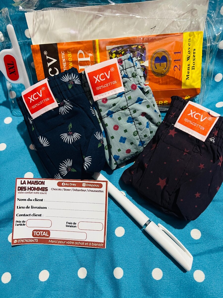 Boxers en Coton Homme XCV