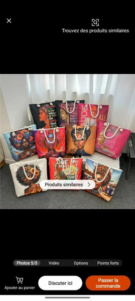 Sac cabas artistique