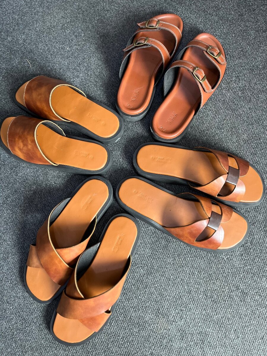 Sandales en cuir élégantes