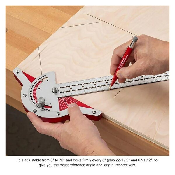 Équerre de marquage ajustable