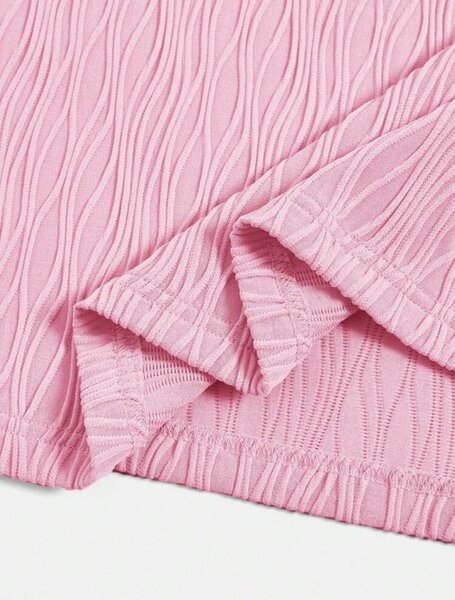 Robe courte shein rose clair neuve