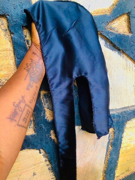 Black silk durag