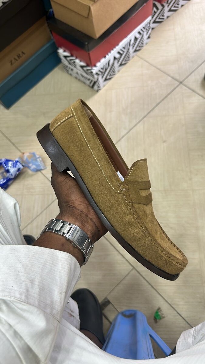 Mocassins en daim élégants