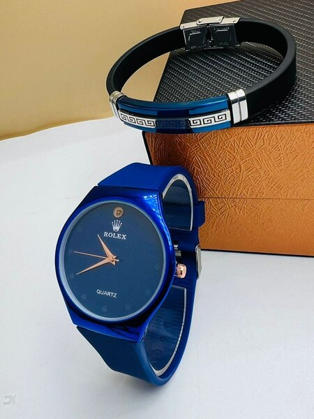 Montre en Bleu avec Bracelet