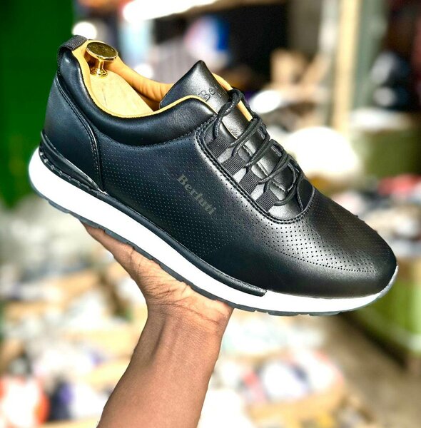 Chaussures de sport cuir homme