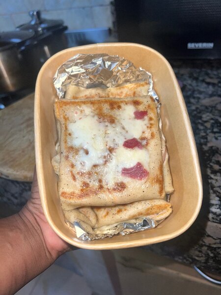 Crêpes pizza