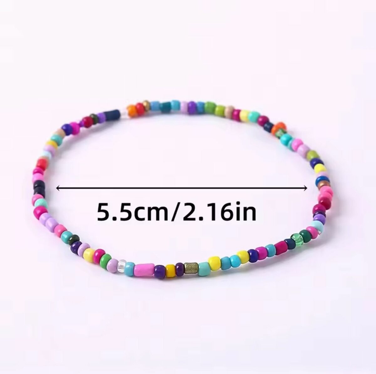 17 pièces couleur aléatoire mélange élastique perles