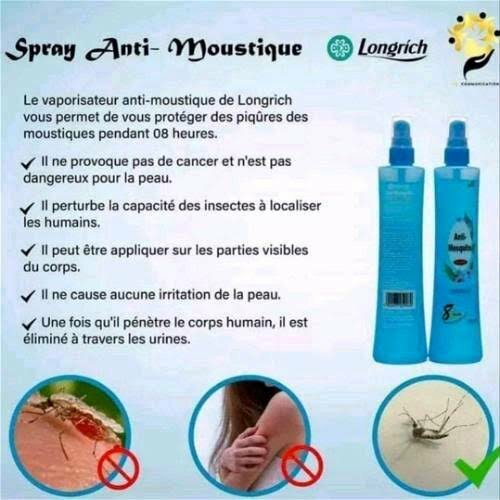 Spray Anti-Moustiques Longrich