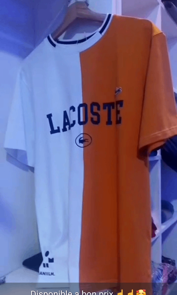 T-shirt bicolore tendance