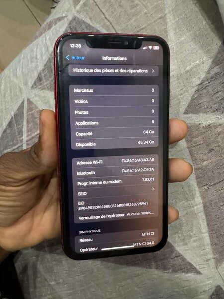 iPhone XR Rouge 64Go