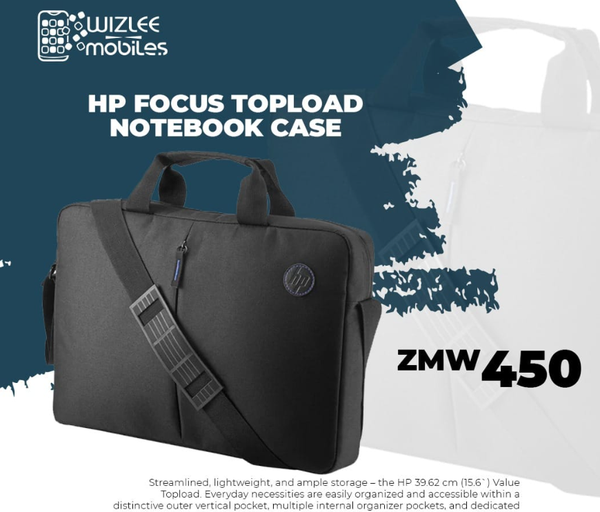 HP FOCUS TOPLOAD NOTEBOOK CASE