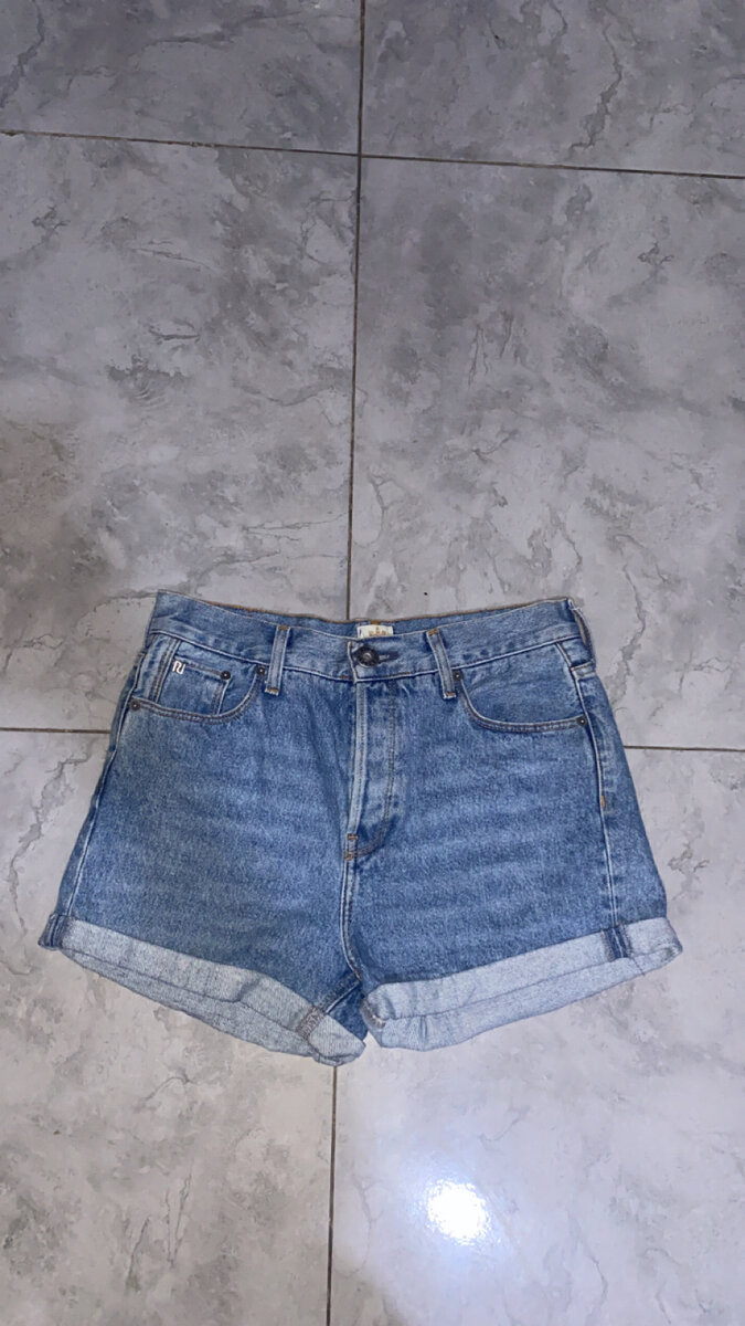 Short en jean décontracté