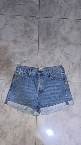 Short en jean décontracté